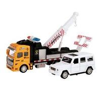 Toi-Toys dépanneuse avec voiture Metal boys yellow Jaune