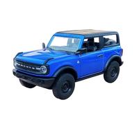 Toi-Toys Ford Bronco Black Diamond 2023 Voiture miniature en métal, avec rétraction, 4 variantes - 43 - Bleu métallisé