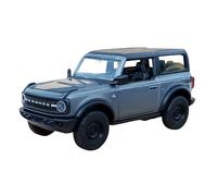 Toi-Toys Ford Bronco Black Diamond 2023 Voiture miniature en métal, avec rétraction, 4 variantes 43, gris métallisé