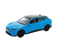 Toi-Toys Ford Mustang Mache GT 2023 12 cm Modèle de voiture en métal Jouet 63 (Bleu métallisé)