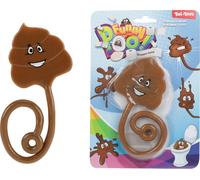 Toi-Toys - FUNNY POO Poop souriant adhésif chiotte marron