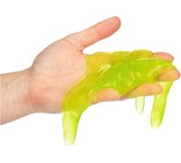 Toi-toys glown n fun glow in the dark slime dans un tonneau d'huile