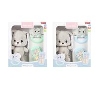 Toi-Toys Lapin en peluche pour bébé avec hochet et téléphone jouet.
