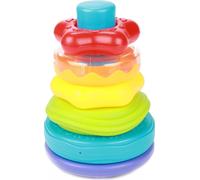Toi-Toys - LITTLE STARS Tour d'empilage et hochet pour bébé 6 pièces