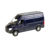 Toi-Toys Mercedes Benz Sprinter Panel Van - Modèle de voiture en métal - 4 couleurs - 88 (bleu métallisé)