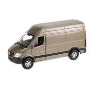 Toi-Toys Mercedes Benz Sprinter Panel Van - Modèle de voiture en métal - 4 couleurs - 88 (champagne métallisé)