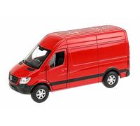 Toi-Toys Mercedes Benz Sprinter Panel Van - Modèle de voiture en métal - 4 couleurs - 88 (rouge)
