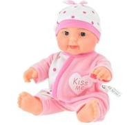 Baby Beau Poupée Nouveau-Né 23cm Femelle Je Couvre En Vinyl Avec Chapeau Et Body