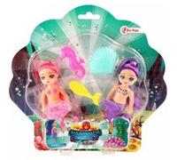 Toi-Toys poupée sirène avec accessoires 12 cm Multicolore