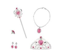 Toi-Toys Princesse Amis Kit de Bijoux 6-teilig Tiare Chaîne Baguette Magique