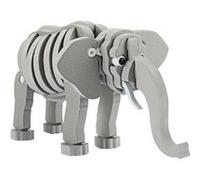 Toi-Toys Puzzle 3D éléphant junior 31,5 cm gris mousse 75 pièces Gris G