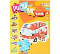 Toi-Toys puzzleset services d'urgence incl 6 puzzles Multicolore G
