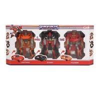 TOI-TOYS Robot transformateur Roboforces 10 cm 3 pièces