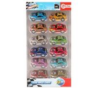 Toi-Toys Turbo Racers voitures de course multicolores 12 pièces Multicolore G