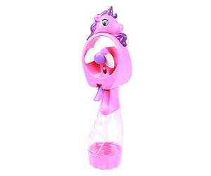 Toi-Toys Ventilateur manuel licorne avec vaporisateur