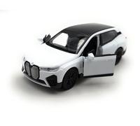 Toi-Toys Welly Voiture Miniature BMW IX 4 SUV, échelle 1:39 / Longueur 12 cm, Couleur aléatoire