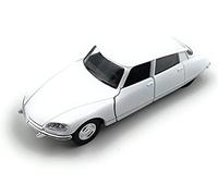 Toi-Toys Welly Voiture Miniature Citroën DS23, modèle Vintage, échelle 1:39 / L 12 cm, Blanche
