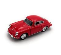 Toi-Toys Welly Voiture Miniature Porsche 356B, échelle 1:39 / L 12 cm, Couleur Argent