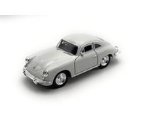 Toi-Toys Welly Voiture Miniature Porsche 356B, échelle 1:39, Longueur 12 cm, Beige.