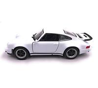 Toi-Toys Welly Voiture Miniature Porsche 911 Turbo 930, Voiture de Sport Classique, échelle 1:39 / L 12 cm, Blanche