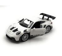 Toi-Toys Welly Voiture Miniature Porsche GT3 RS Track Tool à l'échelle 1:39 / L 12 cm Blanche