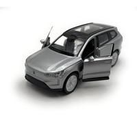 Toi-Toys Welly Voiture Miniature Volvo EX90, échelle 1:39 / L 12 cm, Grise