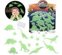 Toi-Toys - WORLD OF DINOSAURS - Autocollants dinosaures fluo Autocollants dinosaures fluo