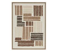 Toile 3D Emir marron 50x70cm - Atmosphera Créateur d'intérieur