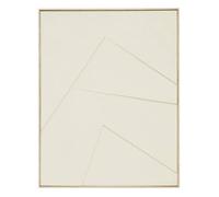 Toile 3D Makana blanc 100x78cm - Atmosphera createur d'interieur