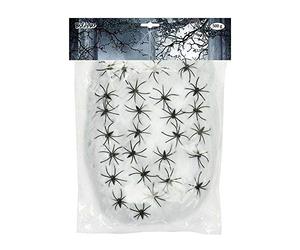 Toile 500 gr + 25 Araignees - Halloween