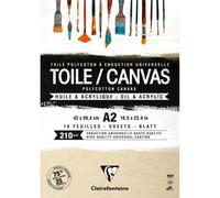 Toile à peindre Grain de sable bloc collé 10F A2 210g