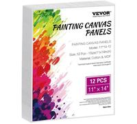Toile À Peindre-Vevor-Lot De 12-280x355 Mm-Pour La Peinture Pour Croquis, Peinture Acrylique Et À L'huile, Aquarelle