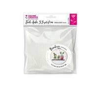 Toile Aida 5,5 pts/ cm blanche 35 x 35 cm