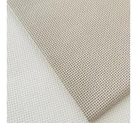 Toile Aïda en coton pour broderie au point de croix Gris perle 18ct 30,5 x 150 cm