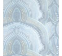 Toile Aida Imprimée À Broder 5,5 Pts/Cm 14 Ct Agathe Bleu