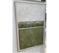 Toile Alan 100x150cm vert - Atmosphera createur d'interieur