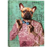 Toile, Animaux Pop Art - VizLab, Dandy Boy - 100x70 cm