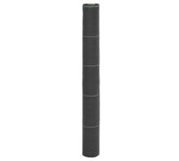 Toile anti-mauvaises herbes noire 1 x 100 m en polypropylène indéchirable, non-tissé de jardin perméable à l'eau avec rayures vertes, tissu de sol respirant comme toile de paillage pour parterre