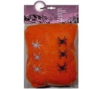 BOLAND BV Fausse Toile d'araignée Orange Halloween - Orange - Taille Unique
