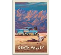 Toile Art Death Valley National Park Vintage Voyage Affiche Mur Art Peinture Murale Décoration de La Maison Toile Décor Sans cadre 40x60cm