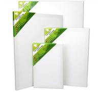 Toile Blanche Pour Peinture Acrylique Ou Huile-Lot De 4-Toiles À Peindre Avec Chassis En Bois De Pin-Tableau Vierge A Peindre-Form