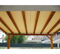 Toile Couverture Voile Beige 2.8 x 3.8 MT Pour Pergola 3 x 4 MT 151ve