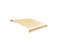 Toile d auvent Orange et blanc 450x300 cm