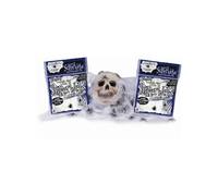 Toile daraignée blanche 20gr + 1 araignée Blanc G