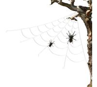 Toile d'araignée géante - Décorations d'halloween en Plein air - Toile d'araignée Extensible effrayante - Décorations d'halloween pour Jardin