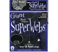 Toile d'araignée Noire 60 g + 4 araignées Rubie's France noire G