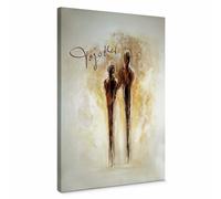 Toile D'Art Par Tina Melz "Ensemble", Format Vertical - 0,50 M X 0,70 M
