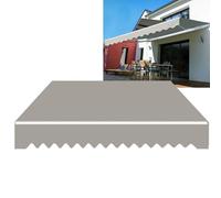 Toile d'auvent de rechange en 4 couleurs/21 tailles - Matériau d'auvent pour terrasse, balcon - Housse d'auvent et tissu de rechange