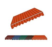 Toile d'auvent de rechange pour auvent de jardin rétractable - Bâche en polyester imperméable - 400 x 300 cm - Protection solaire
