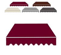 Toile d'auvent de rechange pour auvent rétractable de 300 x 150 cm - Bordeaux